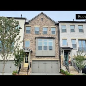 Townhome for Sale in Roswell, Ga - 3 bedrooms - 3.5 baths #AtlantaHomesForSale