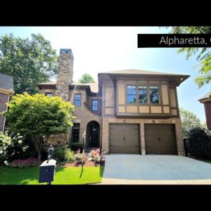 Home for Sale in Alpharetta - 5 bedrooms - 4 baths - basement #AtlantaHomesForSale
