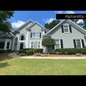 Home for Sale in Alpharetta, Ga- 5 bedrooms- 4 bathrooms- #AtlantaHomesForSale