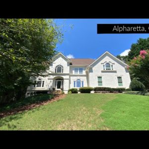 Home For Sale in Alpharetta- 5 bedrooms -5 bathrooms- #AtlantaHomesForSale