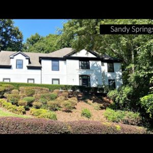 Home for Sale in Sandy Springs- 5 Bedrooms- 4.5 Bathrooms- #AtlantaHomesForSale