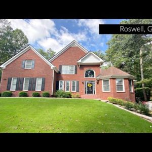 Home for Sale in Roswell, Ga- 6 Bedrooms- 4.5 Bathrooms- #AtlantaHomesForSale