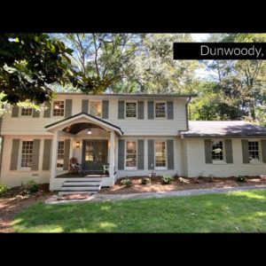 Home for Sale in Dunwoody, Ga- 4 Bedrooms- 2.5 Bathrooms- COMPLETELY RENOVATED- #AtlantaHomesForSale