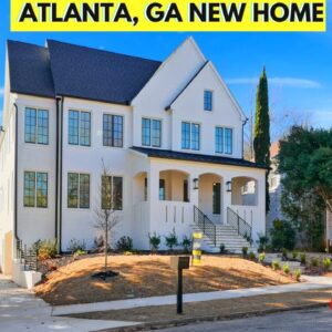 STUNNING NEW 5 BDRM, 5.5 BATH LUXURY HOME FOR SALE NOW IN THE HEART OF ATLANTA