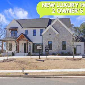 MUST SEE - NEW 6 BDRM LUXURY Home With 2 OWNERS SUITES, a POOL, on a FINISHED BSMNT N. OF ATLANTA
