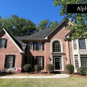 MUST SEE- FULLY RENOVATED  HOME FOR SALE IN ALPHARETTA, GEORGIA- 5 Bedrooms - 4 Bathrooms