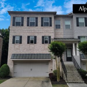 MUST SEE- LUXURIOUS END UNIT TOWNHOUSE FOR SALE IN ALPHARETTA, GEORGIA- 4 Bedrooms - 3.5 Bathrooms