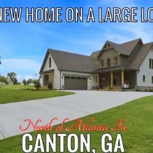 FOR SALE- NEW 4 BDRM, 4.5 BATH HOME ON ALMOST 1 ACRE IN WATERFALL COMM. IN CANTON, GA, N. OF ATLANTA