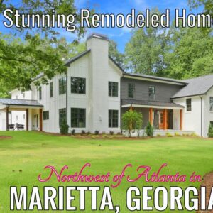 MUST SEE - STUNNING 5 BDRM, 4.5 BATH REMODELED HOME FOR SALE IN MARIETTA, GA, NW OF ATLANTA