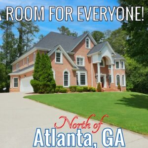 AMAZING INSIDE - HUGE 8 BDRM, 9.5 BATH HOME on BSMT FOR SALE In MILTON, GA, North Of ATLANTA