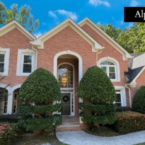 GORGEOUS 3-SIDED BRICK HOUSE FOR SALE IN ALPHARETTA, GEORGIA! - 5 Bedrooms - 5 Bathrooms