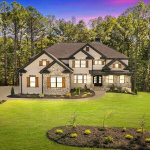 NEW EUROPEAN STYLED 5 BDRM, 4 BATH HOME W/3 CAR GARAGE FOR SALE IN FAYETTEVILLE, GA, S. OF ATLANTA