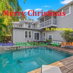 Merry Christmas St  Petersburg, FL Owner Finance 5br, 5ba, Pool Home in N.E.