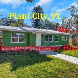 Plant City. Florida 4br, 2ba family home with owner financing