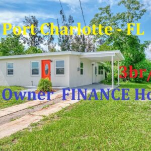 Port Charlotte Florida Owner Finance home with 3br, 2ba