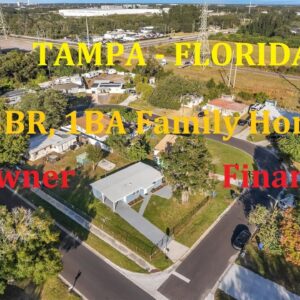 Tampa Florida family home with 3br, 2ba and owner financing