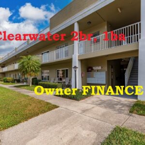 #Clearwater 2br, 1ba condo w/owner financing - 55+ community