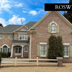 LOVELY 3- SIDED BRICK HOME IN ROSWELL, GA  -5 Bedrooms - 5.5 Bathrooms