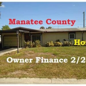 Manatee County Owner Finance "Rehab Needed" 3br, 2ba home