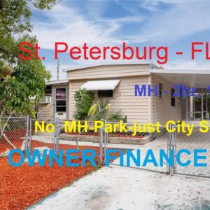 #Owner Finance St. Pete FL MH