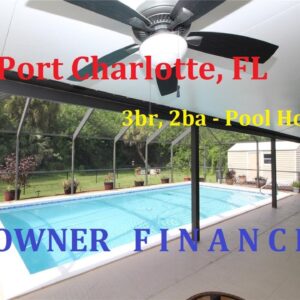 #Port Charlotte Owner Finance Home 3-2-pool