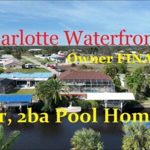 Charlotte County, FL waterfront home with Pool - Owner Finance