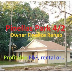 #Owner Finance 4br, 2ba total rehab home in great Pinellas Park area