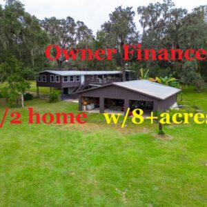#Owner Finance House 3br, 2ba Zephyrhills with 8+ acres