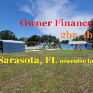 Sarasota Owner Finance home on large lot