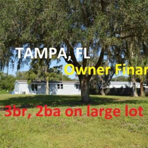 #Tampa Florida Owner Finance 3br, 2ba home