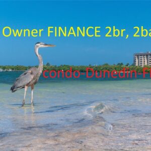 #Dunedin, FL Owner Finance 2br, 2ba condo 55+