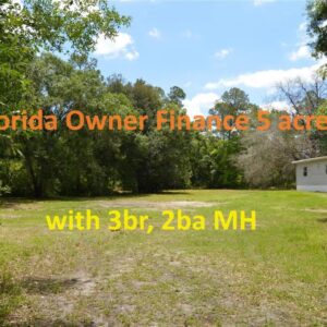 Florida Owner Finance 3br, 2ba Investment property on 5 acres