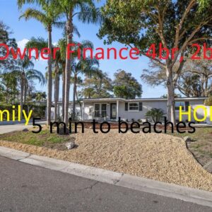 #Florida Owner Finance 4br, 2ba Home 5 minutes to beaches