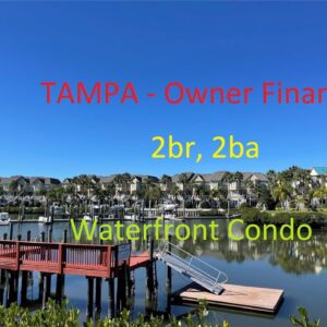 #TAMPA - Florida Owner Finance 2br, 2ba condo