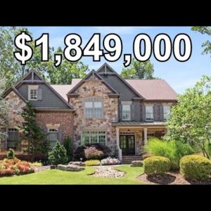 $1.849M Atlanta Home For Sale on Lake Lanier in Cumming, GA I Atlanta Luxury Homes I Home Tours