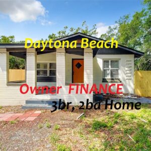 #Daytona Beach, FL Owner Finance 3br, 2ba home close to beaches