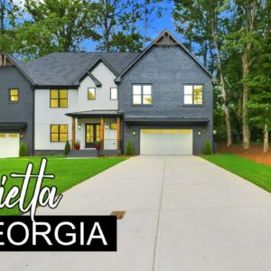 Atlanta Home Tour - New 6 Bdrm, 5.5 Bath Home for Sale In Popular Country Club Community, NW of ATL