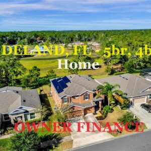 #Florida Deland Owner Finance 5br, 4ba Home with only 10% down