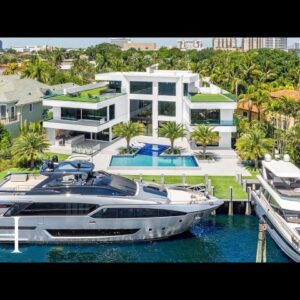 Inside a $40,000,000 Fort Lauderdale Waterfront Mansion!