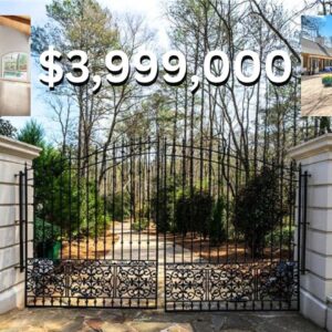 $3.9M Gated Sanctuary Buckhead Estate in Atlanta, GA I Atlanta Luxury Homes I #luxuryrealestate