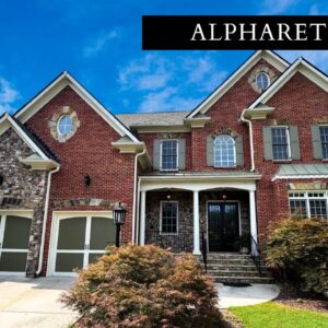 A MUST SEE - STUNNING FOUR SIDED BRICK HOME IN ALPHARETTA, GA -4 BEDROOM