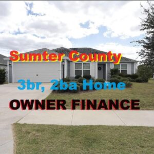 #Florida Owner Finance 3br, 2ba home in Sumter County