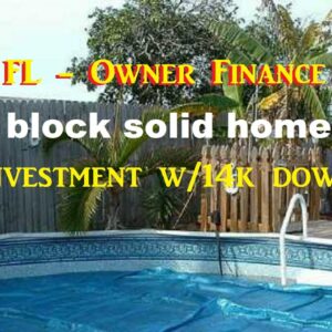 #Owner Finance Investment Home in Holiday FL with $14,000 down