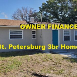 St. Petersburg, FL Owner Finance 3br home