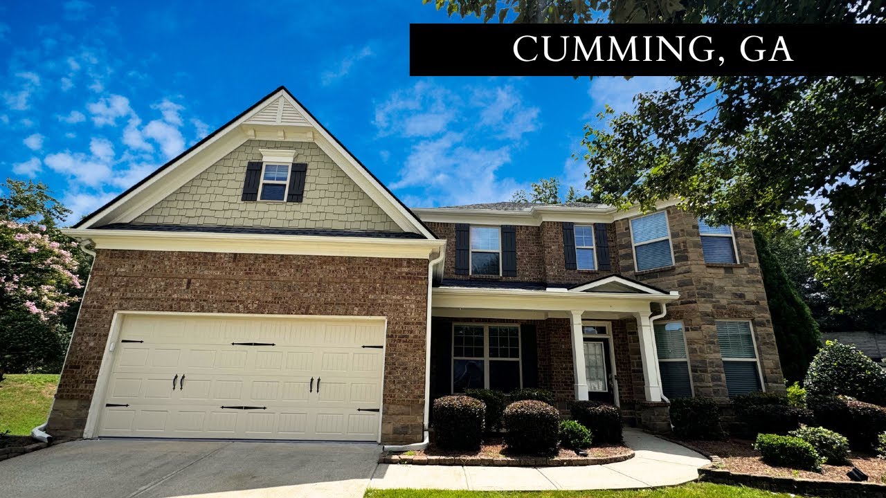 Explore This Stunning 5-Bedroom Brick Home In Cumming, Georgia With 4 ...