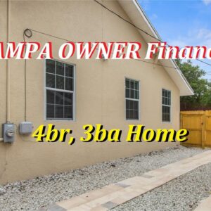 #Florida Owner Finance home/investment property in Tampa 4br, 3ba