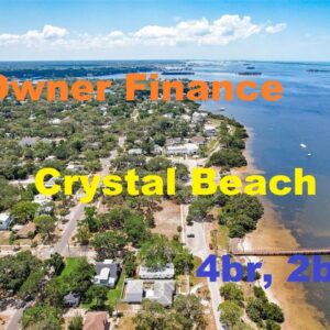 #Florida Owner Finance Home on Crystal Beach just steps from sea water