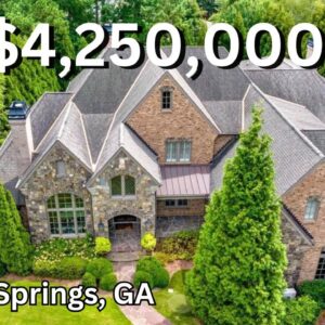 $4.2M Atlanta Mansion in Sandy Springs, GA I Atlanta Luxury Homes For Sale I Luxury Home Tours