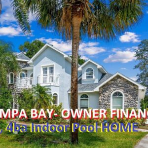 #North Tampa Owner Finance 4br, 4ba home with Indoor Pool