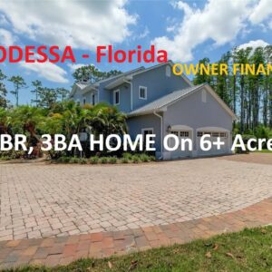 #Owner Finance 4br, 3ba home on almost 7 acres just North Of Tampa